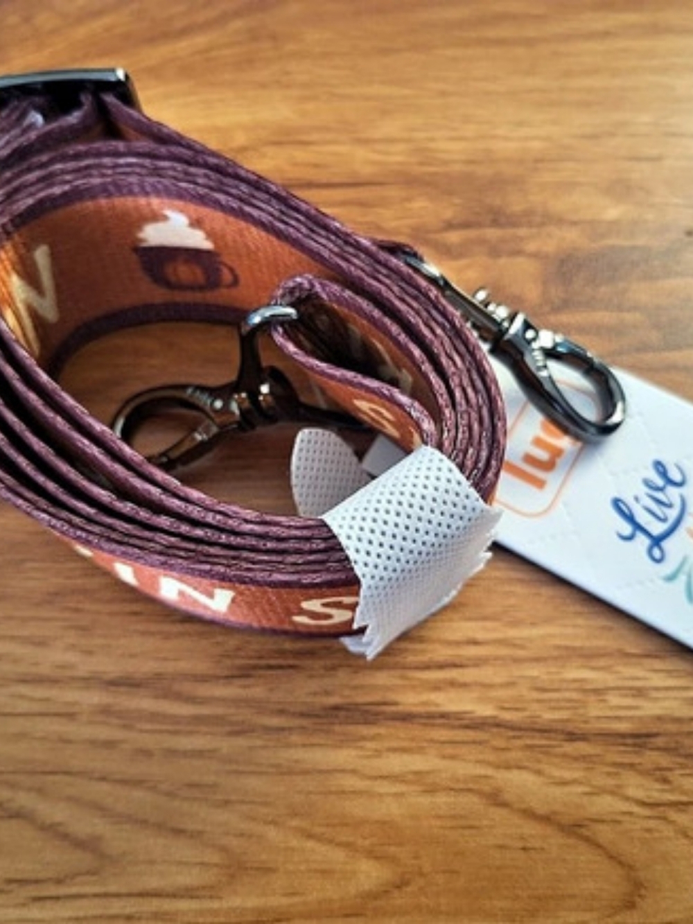 Lug 1.5" Webbed Purse Strap NWT - Pumpkin Spice Season - Picture 3 of 4